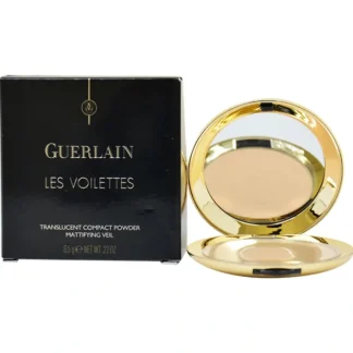 Les Voilettes Translucent Compact Powder - 3 Medium by Guerlain for Women - 0.19 oz Powder - Fresh Bloom Skin - Premium Skincare Solutions for Nourished, Hydrated, and Radiant Skin Every Day
