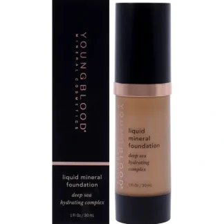 Liquid Mineral Foundation - Nutmeg by Youngblood for Women - 1 oz Foundation - Fresh Bloom Skin - Premium Skincare Solutions for Nourished, Hydrated, and Radiant Skin Every Day