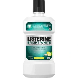 Listerine Bright White Mouthwash 1L - Fresh Bloom Skin - Premium Skincare Solutions for Nourished, Hydrated, and Radiant Skin Every Day