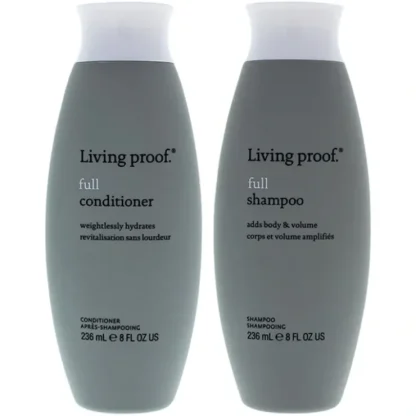 Living Proof Full Shampoo and Conditioner Kit by Living Proof for Unisex - 2 Pc Kit 8oz Shampoo, 8oz Conditioner - Fresh Bloom Skin - Premium Skincare Solutions for Nourished, Hydrated, and Radiant Skin Every Day