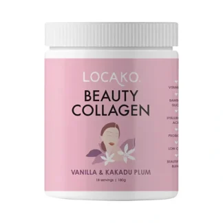 Locako Beauty Collagen Vanilla & Kakudu Plum 180g - Fresh Bloom Skin - Premium Skincare Solutions for Nourished, Hydrated, and Radiant Skin Every Day