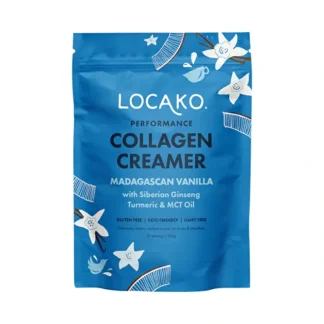 Locako Collagen Creamer Performance (Madagascan Vanilla) 300g - Fresh Bloom Skin - Premium Skincare Solutions for Nourished, Hydrated, and Radiant Skin Every Day