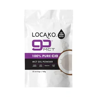 Locako Go MCT Oil Powder (100% Pure C8) 160g - Fresh Bloom Skin - Premium Skincare Solutions for Nourished, Hydrated, and Radiant Skin Every Day