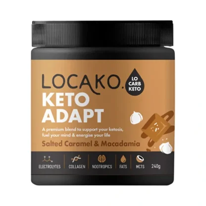 Locako Keto Adapt Salted Caramel and Macadamia 240g - Fresh Bloom Skin - Premium Skincare Solutions for Nourished, Hydrated, and Radiant Skin Every Day