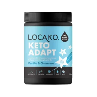 Locako Keto Adapt Vanilla and Cinnamon 240g - Fresh Bloom Skin - Premium Skincare Solutions for Nourished, Hydrated, and Radiant Skin Every Day
