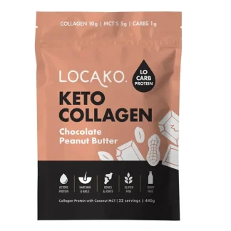 Locako Keto Collagen Chocolate Peanut Butter 440g - Fresh Bloom Skin - Premium Skincare Solutions for Nourished, Hydrated, and Radiant Skin Every Day