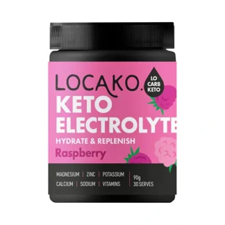 Locako Keto Electrolyte Hydrate & Replenish Raspberry 90g - Fresh Bloom Skin - Premium Skincare Solutions for Nourished, Hydrated, and Radiant Skin Every Day