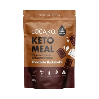 Locako Keto Meal (Formulated Meal Replacement Shake) Chocolate Thickshake 700g - Fresh Bloom Skin - Premium Skincare Solutions for Nourished, Hydrated, and Radiant Skin Every Day