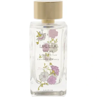 Lollia Relax by Lollia for Unisex - 3.4 oz EDP Spray - Fresh Bloom Skin - Premium Skincare Solutions for Nourished, Hydrated, and Radiant Skin Every Day