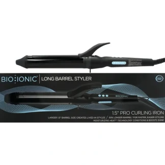 Long Barrel Styler - Black by Bio Ionic for Women - 1.5 Inch Curling Iron - Fresh Bloom Skin - Premium Skincare Solutions for Nourished, Hydrated, and Radiant Skin Every Day
