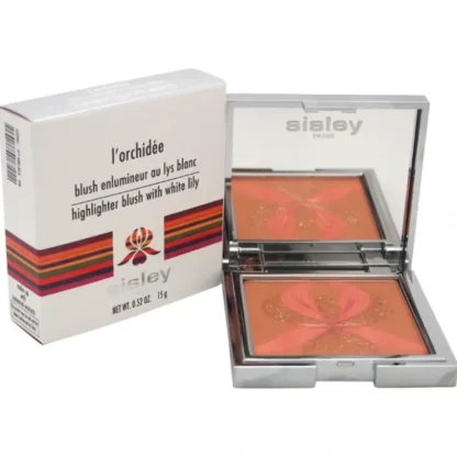 LOrchidee Highlighter Blush With White Lily - 1 Orange by Sisley for Women - 0.52 oz Makeup - Fresh Bloom Skin - Premium Skincare Solutions for Nourished, Hydrated, and Radiant Skin Every Day