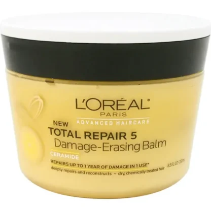 LOreal Paris Advanced Haircare Total Repair 5 Damage-Erasing Balm by LOreal Paris for Unisex - 8.5 oz Balm - Fresh Bloom Skin - Premium Skincare Solutions for Nourished, Hydrated, and Radiant Skin Every Day