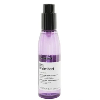 L'Oreal Professionnel Serie Expert - Liss Unlimited Primrose Oil Frizz Control & Shine Smoother Serum (All Hair Type) 125ml/4.2oz - Fresh Bloom Skin - Premium Skincare Solutions for Nourished, Hydrated, and Radiant Skin Every Day