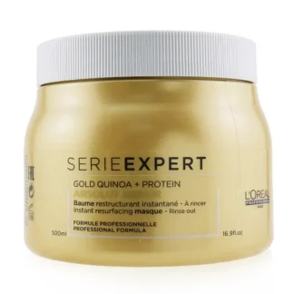 L'Oreal Professionnel Serie Expert - Absolut Repair Gold Quinoa + Protein Instant Resurfacing Masque 500ml/16.9oz - Fresh Bloom Skin - Premium Skincare Solutions for Nourished, Hydrated, and Radiant Skin Every Day