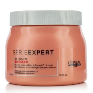 L'Oreal Professionnel Serie Expert - Inforcer B6 + Biotin Strengthening Anti-Breakage Masque 500ml/16.9oz - Fresh Bloom Skin - Premium Skincare Solutions for Nourished, Hydrated, and Radiant Skin Every Day