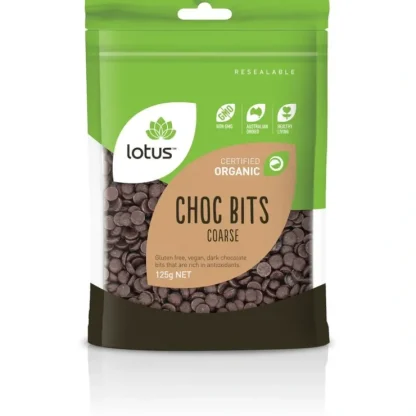 Lotus Organic Chocolate Bits 125g - Fresh Bloom Skin - Premium Skincare Solutions for Nourished, Hydrated, and Radiant Skin Every Day