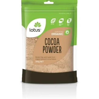 Lotus Organic Cocoa Powder 200g - Fresh Bloom Skin - Premium Skincare Solutions for Nourished, Hydrated, and Radiant Skin Every Day