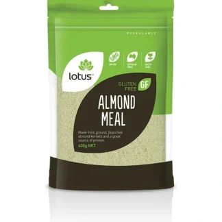 Lotus Organic Lotus Almond Meal Gluten Free 600g - Fresh Bloom Skin - Premium Skincare Solutions for Nourished, Hydrated, and Radiant Skin Every Day