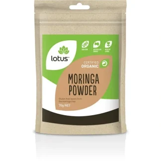 Lotus Organic Lotus Moringa Powder Organic 70g - Fresh Bloom Skin - Premium Skincare Solutions for Nourished, Hydrated, and Radiant Skin Every Day