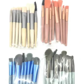 LOUISA Makeup Brush 8pcs set (Random Color) Fixed Size - Fresh Bloom Skin - Premium Skincare Solutions for Nourished, Hydrated, and Radiant Skin Every Day