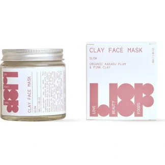 Love Beauty Foods Glow Clay Face Mask 30g - Fresh Bloom Skin - Premium Skincare Solutions for Nourished, Hydrated, and Radiant Skin Every Day