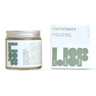 Love Beauty Foods Organic Spearmint & Tasmanian Wakame Tooth Powder 50g - Fresh Bloom Skin - Premium Skincare Solutions for Nourished, Hydrated, and Radiant Skin Every Day