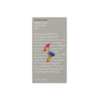 Love Tea Organic Floral Love Tea Loose Leaf 50g - Fresh Bloom Skin - Premium Skincare Solutions for Nourished, Hydrated, and Radiant Skin Every Day