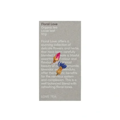 Love Tea Organic Floral Love Tea Loose Leaf 50g - Fresh Bloom Skin - Premium Skincare Solutions for Nourished, Hydrated, and Radiant Skin Every Day