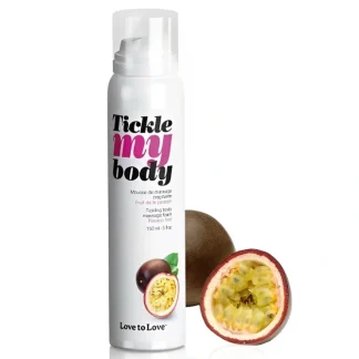 LOVE TO LOVE Tickle My Body Massage Foam - Passion Fruit 150ml / 5oz - Fresh Bloom Skin - Premium Skincare Solutions for Nourished, Hydrated, and Radiant Skin Every Day