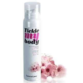 LOVE TO LOVE Tickle My Body Massage Foam - Cherry Blossom 150ml / 5oz - Fresh Bloom Skin - Premium Skincare Solutions for Nourished, Hydrated, and Radiant Skin Every Day