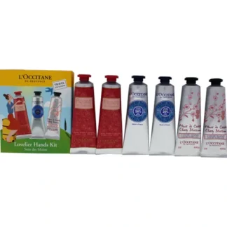 Lovelier Hands Kit by LOccitane for Unisex - 6 x 1 oz 2 Rose, 2 Shea Dry Skin, 2 Cherry Blossom - Fresh Bloom Skin - Premium Skincare Solutions for Nourished, Hydrated, and Radiant Skin Every Day