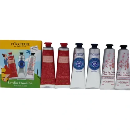 Lovelier Hands Kit by LOccitane for Unisex - 6 x 1 oz 2 Rose, 2 Shea Dry Skin, 2 Cherry Blossom - Fresh Bloom Skin - Premium Skincare Solutions for Nourished, Hydrated, and Radiant Skin Every Day