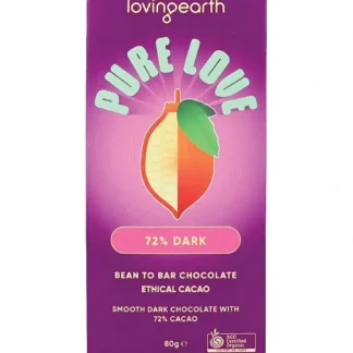 Loving Earth 72% Dark Chocolate 11x80g - Fresh Bloom Skin - Premium Skincare Solutions for Nourished, Hydrated, and Radiant Skin Every Day