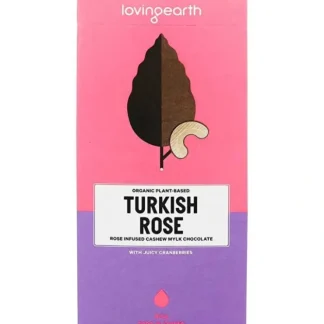 Loving Earth Turkish Rose Cashew Mylk Chocolate With Cranberries 11x80g - Fresh Bloom Skin - Premium Skincare Solutions for Nourished, Hydrated, and Radiant Skin Every Day