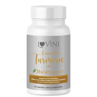 Lovini Lovini Turmeric with BioPerine? (60 Capsules) 60? - Fresh Bloom Skin - Premium Skincare Solutions for Nourished, Hydrated, and Radiant Skin Every Day