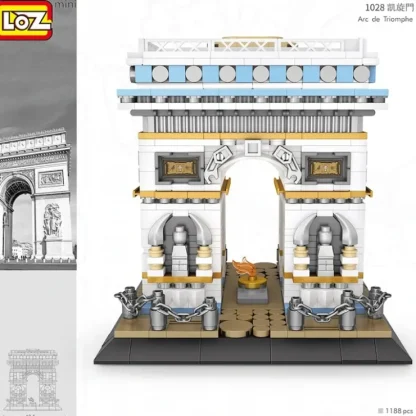 Loz LOZ Architecture Series - Arc de Triomphe Building Bricks Set 42 x 30 x 5 cm - Fresh Bloom Skin - Premium Skincare Solutions for Nourished, Hydrated, and Radiant Skin Every Day