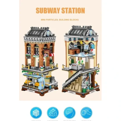 Loz LOZ Mini Blocks - Subway Station 40 x 28 x 9.5cm - Fresh Bloom Skin - Premium Skincare Solutions for Nourished, Hydrated, and Radiant Skin Every Day