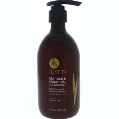 Luseta Beauty Tea Tree Argan Oil Conditioner by Luseta Beauty for Unisex - 16.9 oz Conditioner - Fresh Bloom Skin - Premium Skincare Solutions for Nourished, Hydrated, and Radiant Skin Every Day