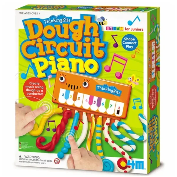 4M Thinking Kits/Dough Circuit Piano 35x28x25mm - Fresh Bloom Skin - Premium Skincare Solutions for Nourished, Hydrated, and Radiant Skin Every Day