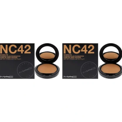 MAC Studio Fix Powder Plus Foundation - NC42 by MAC for Women - 0.52 oz Foundation - Pack of 2 - Fresh Bloom Skin - Premium Skincare Solutions for Nourished, Hydrated, and Radiant Skin Every Day