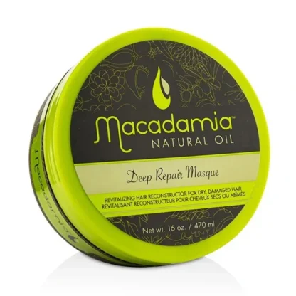 Macadamia Natural Oil Deep Repair Masque (For Dry, Damaged Hair) 470ml/16oz - Fresh Bloom Skin - Premium Skincare Solutions for Nourished, Hydrated, and Radiant Skin Every Day