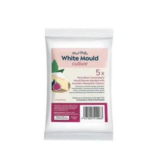 Mad Millie White Mould Cheese Culture Blend Sachets x 5 Pack - Fresh Bloom Skin - Premium Skincare Solutions for Nourished, Hydrated, and Radiant Skin Every Day