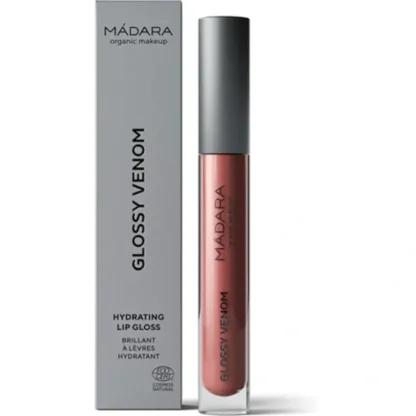 Madara Glossy Venom Lip Gloss 4ml - Magnetic Nude - Fresh Bloom Skin - Premium Skincare Solutions for Nourished, Hydrated, and Radiant Skin Every Day