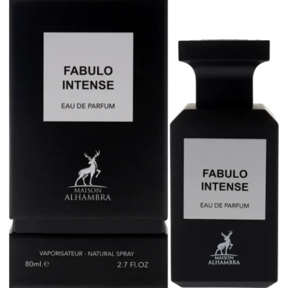 Maison Alhambra Fabulo Intense by Maison Alhambra for Men - 2.7 oz EDP Spray - Fresh Bloom Skin - Premium Skincare Solutions for Nourished, Hydrated, and Radiant Skin Every Day