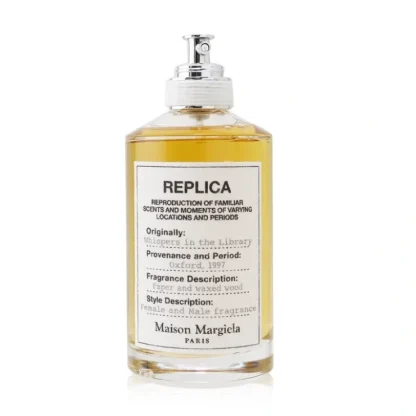 Maison Margiela Replica Whispers In The Library Eau De Toilette Spray 100ml/3.4oz - Fresh Bloom Skin - Premium Skincare Solutions for Nourished, Hydrated, and Radiant Skin Every Day