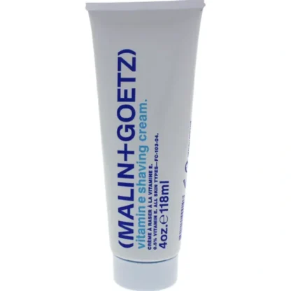 Malin + Goetz Vitamin E Shaving Cream by Malin + Goetz for Men - 4 oz Shaving Cream - Fresh Bloom Skin - Premium Skincare Solutions for Nourished, Hydrated, and Radiant Skin Every Day