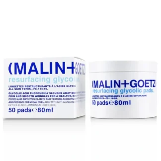 MALIN+GOETZ Resurfacing Glycolic Pads 50pads - Fresh Bloom Skin - Premium Skincare Solutions for Nourished, Hydrated, and Radiant Skin Every Day