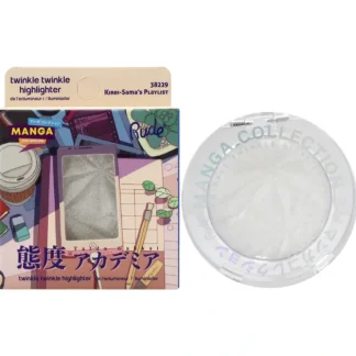 Manga Collection Twinkle Twinkle Highlighter - Kirei-Samas Playlist by Rude Cosmetics for Women - 0.14 oz Highlighter - Fresh Bloom Skin - Premium Skincare Solutions for Nourished, Hydrated, and Radiant Skin Every Day