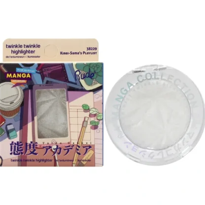 Manga Collection Twinkle Twinkle Highlighter - Kirei-Samas Playlist by Rude Cosmetics for Women - 0.14 oz Highlighter - Fresh Bloom Skin - Premium Skincare Solutions for Nourished, Hydrated, and Radiant Skin Every Day