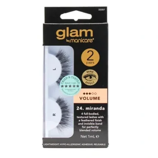 MANICARE Manicare Glam Lash Volume Mink Effect Miranda 2 Pairs 3 pieces - Fresh Bloom Skin - Premium Skincare Solutions for Nourished, Hydrated, and Radiant Skin Every Day